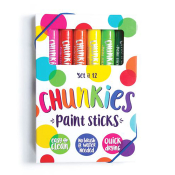 12pc Ooly Chunkies Paint Sticks Twist Markers Art/Craft 3y+