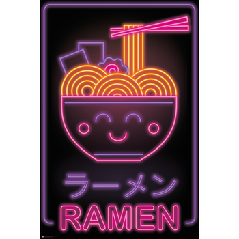 Impact Merch Ramen Neon Regular Sized Poster 92x61cm