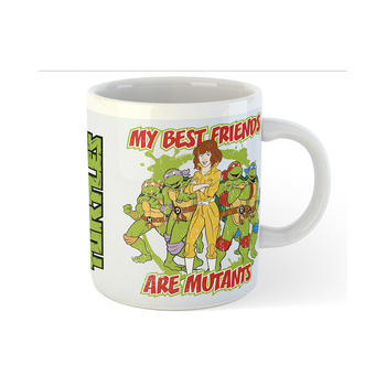 Teenage Mutant Ninja Turtles Mutants White Coffee Mug Drinking Cup 300ml