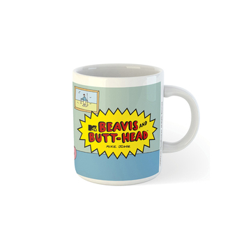 Beavis and Butt-head 90s TV Cartoon Style Couch Print Coffee Mug 300ml