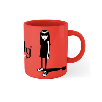 Emily The Strange Cat Shadow Red Themed Coffee Mug Drinking cup 300ml