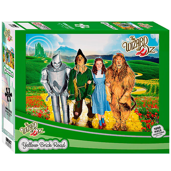 1000pc Wizard Of Oz Key Art Dorothy & Friends Yellow Brick Road Puzzle 50x70cm 3y+