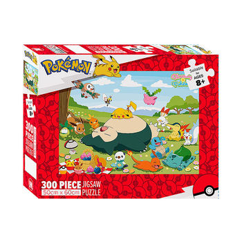 300pc Pokemon Bloomin Picnic Themed Jigsaw Puzzle Set 50x70cm 3y+