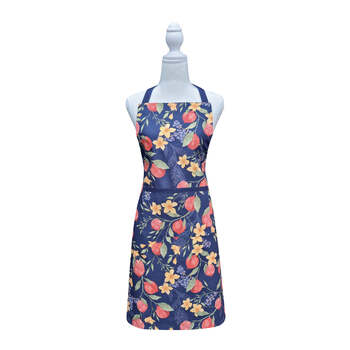 J.Elliot Home Pomegranate 83x68cm Cotton Apron - Navy