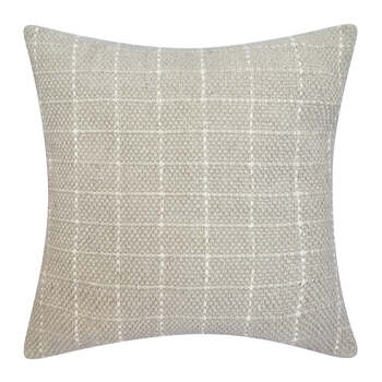 J.Elliot Home Tahlia 50x50cm Cushion Square - Grey Beige & Cream