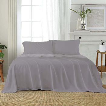 J Elliot Home Microfibre King Sheet Set w/Pillowcases - Oatmeal