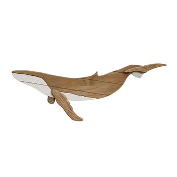 LVD Whale 120cm Timber Wall Art Hanging Decor Rustic XL