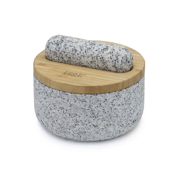 Joseph & Joseph Dash Pestle & Mortar with Bamboo Lid - Granite