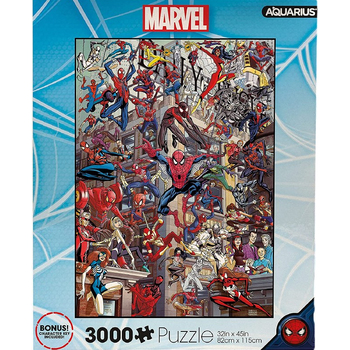 3000pc Aquarius Marvel Spider-Man Heroes 82x115cm Jigsaw Puzzle 14+