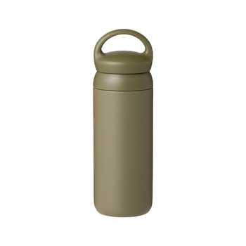 Kinto Stainless Steel 500ml Day Off Tumbler Thermos Bottle - Khaki