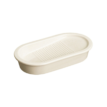 Kinto Taku 12.5x6.5cm Porcelain Ginger Grater - White