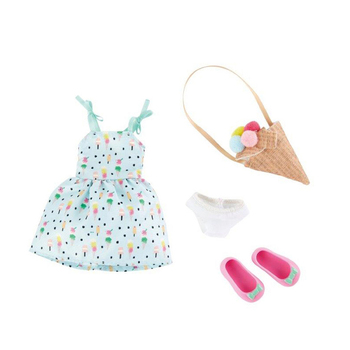 5pc Kruselings Outfit Ice Cream Lover Costume For 23cm Dolls 3y+