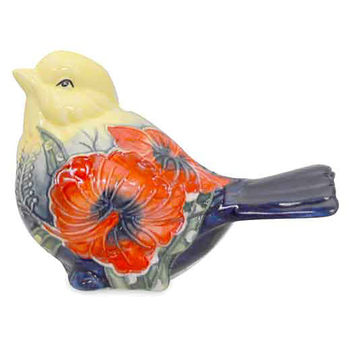 Old Tupton Ware Hibiscus Left Bird Home Decor Decorative Statue