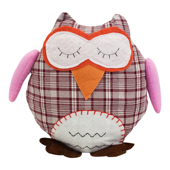 LVD Sand Polyfill 22cm Sleepy Owl Doorstop Home/Office Stopper