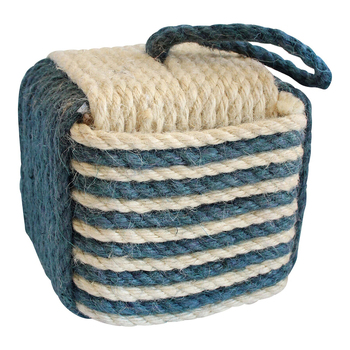 LVD Rope Square Sky 15cm Jute Rope Doorstop Weighted Stopper Home Decor