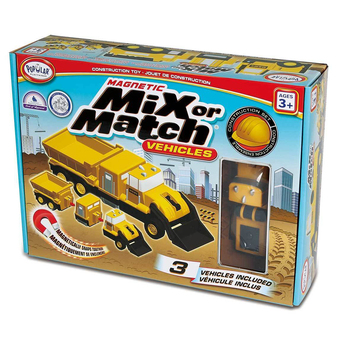 Popular Playthings Mix or Match Construction Vehicle Kids Toy 3y+