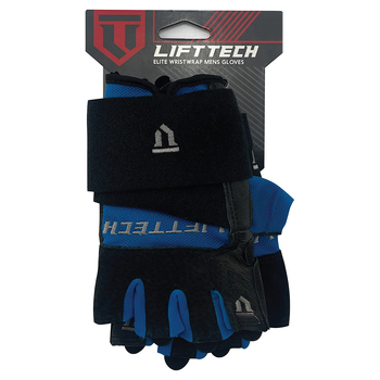 Lifttech Fitness Elite Weight Gloves w/ Wrist Wrap - XL