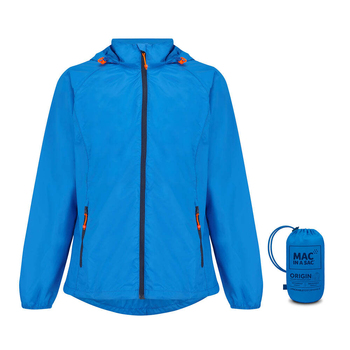 Mac In A Sac Unisex Adults Waterproof Jacket - Ocean - L