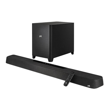 Polk Audio 300542-01-00-201 Magnifi Max AX Soundbar w/ Wireless Subwoofer Black