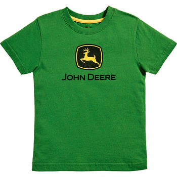 John Deere Logo Themed T-Shirt/Tee Green Child Size 5