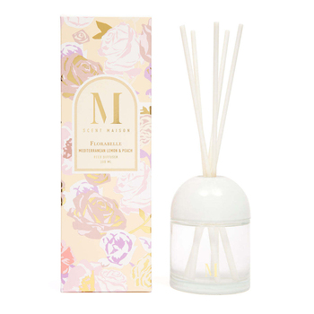 Scent Maison Florabelle 300ml Reed Diffuser - Lemon & Peach