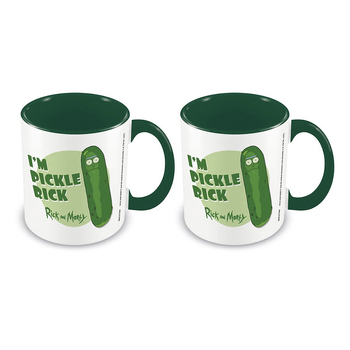 2PK Adult Swim Rick and Morty Pickle Rick Themed Drinking Cofee Mug 300ml