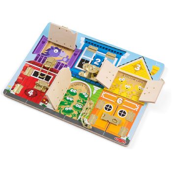 Melissa & Doug Wooden Latches Board Kids/Children Toy 3y+