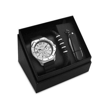 Men's Republic Watch set Pocket Knife and Bracelet