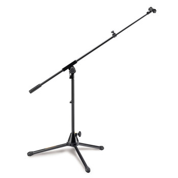 Hercules Low Profile Tripod Microphone Stand w/ Boom & Mic Clip