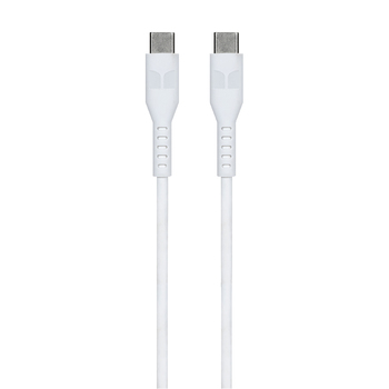 Monster TPE 1.2M USB-C to USB-C Phone Charging/Sync Cable White