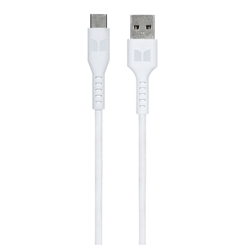 Monster TPE 2M USB-C to USB-A White Phone Charging/Sync Cable