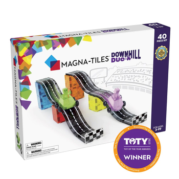 40pc Magna-Tiles Downhill Duo Kids/Childrens Magnetic Construction Toy Set 3y+