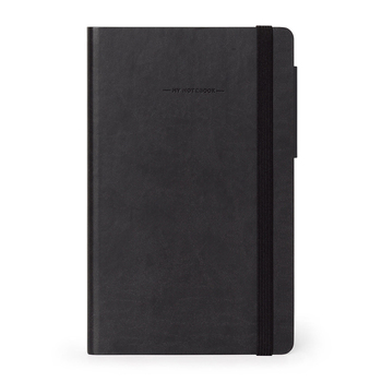 Legami My Notebook Medium Plain Journal Personal Diary - Black