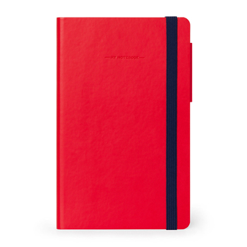 Legami My Notebook Medium Plain Journal Personal Diary - Red