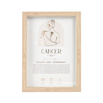 Splosh Mystique Framed Print Cancer Standing/Hanging Decor 20x33cm