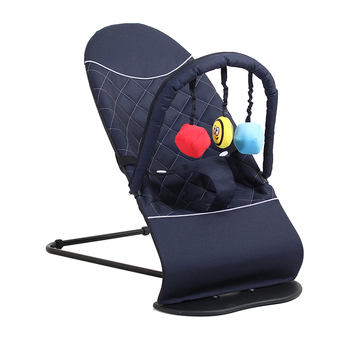 VeeBee Baby Minder Bouncer w/ Toy Bar Navy