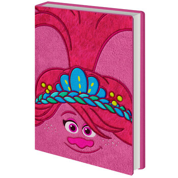 Trolls 3 Poppy Pink Plush A5 Memorabillia Notebook/Diary