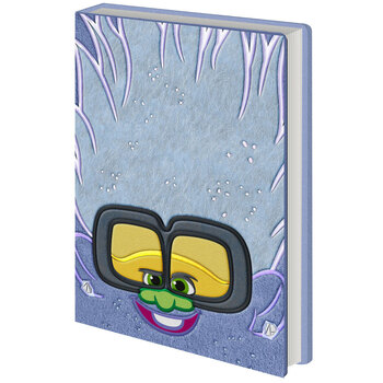 Trolls Movie Tiny Diamond Plush A5 Notebook/Diary