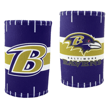 2PK NFL Baltimore Ravens 11.5cm Stubby Can/Bottle Beverage Holder