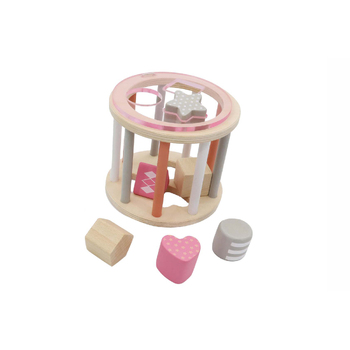 Kaper Kidz Calm & Breezy Rolling Shape Sorter Pink 12m+