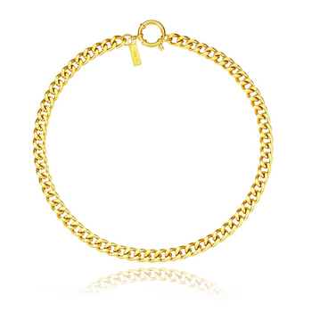 Culturesse Juno 43cm Stainless Steel Chain Necklace - Gold