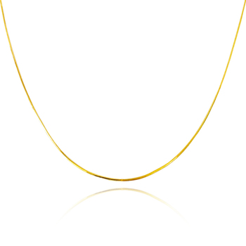 Culturesse Ainara Fine Snake 45.5cm Chain Necklace - Gold Filled