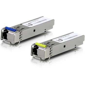 2PK Ubiquiti UFiber SFP Single-Mode BiDi Fiber Module 1Gbps Adapter