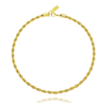 Culturesse Clemence Adjustable 45cm Chain Necklace - Gold