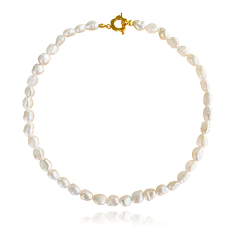 Culturesse Endless Summer 38cm Freshwater Pearl Necklace - White