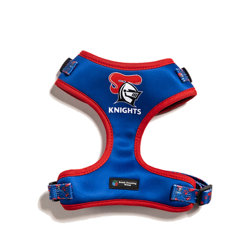 NRL Newcastle Knights Pet Dog Padded Harness Adjustable Vest S