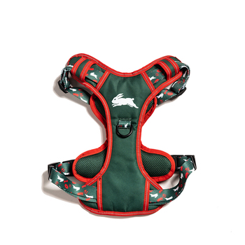 NRL South Sydney Rabbitohs Pet Dog Padded Harness Adjustable Vest L