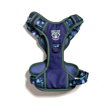 NRL New Zealand Warriors Pet Dog Padded Harness Adjustable Vest L