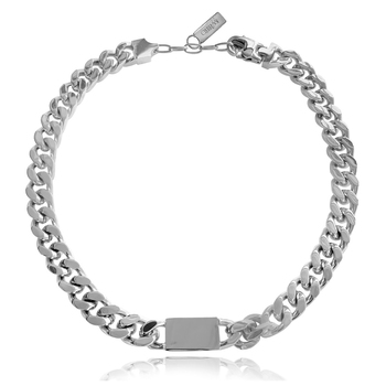 Culturesse Amabel Modern 47cm Muse Chain Necklace - Silver