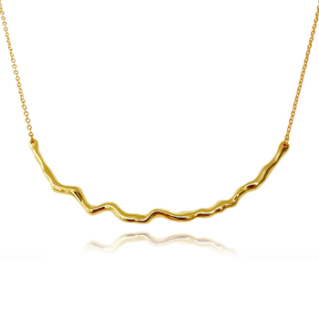 Culturesse Be The Flow 52cm Artisan Necklace - Gold